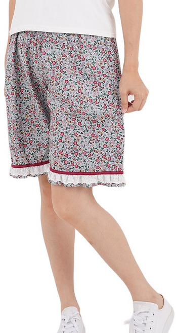 캐리루시 60수 아사 순면 플라워 레이스 파자마