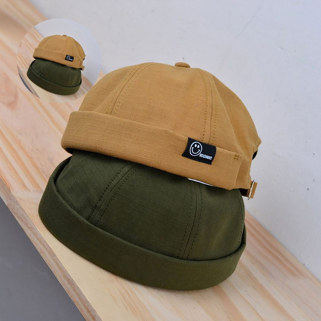 빅사이즈와치캡 남자여자 데일리 스트릿 패션 스마일 와치캡 레옹모자