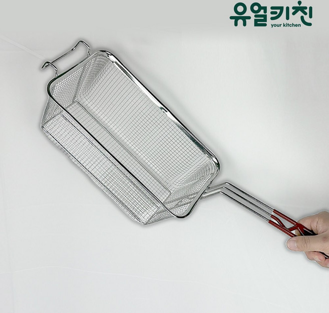 100% 국내생산 가벼운 스텐 튀김 바스켓 (린나이 튀김기 호환), 1개