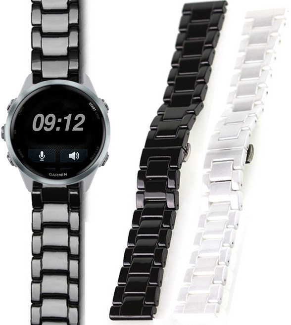 Garmin 가민포러너570 42mm 세라믹스트랩 호환 메탈밴드, 2. ME12WH20 화이트, 1개, 화이트