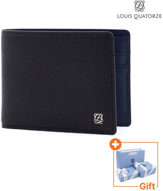 [국내백화점A/S] 루이까또즈 반지갑 남성 명품 소가죽 지갑 가죽반지갑 선물포장