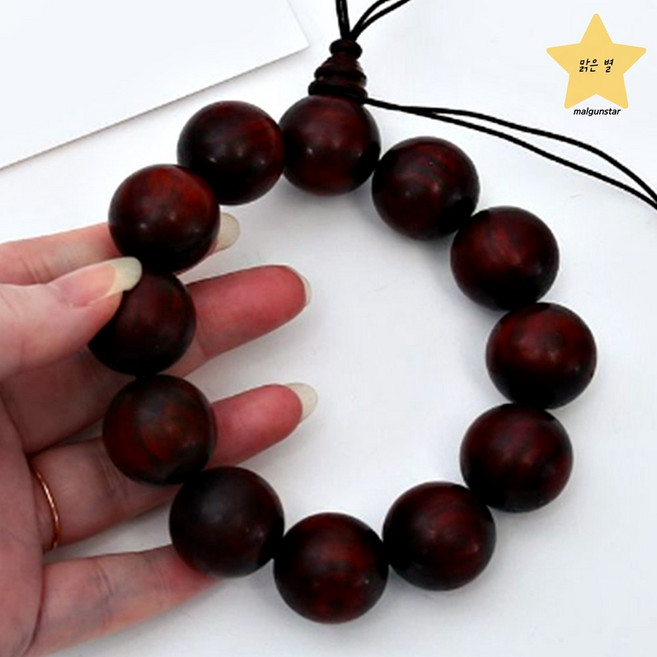 굵은 염주팔찌 불교 악세서리 소원청취 패션 실내 인테리어소품