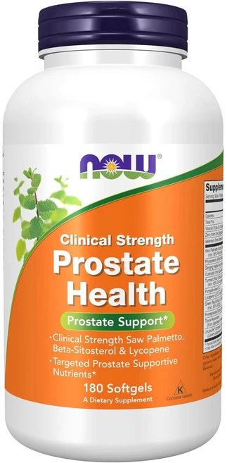 Now Foods 임상 강도 전립선 건강 지원 소프트젤 Prostate Health Clinical Strength, 180정, 1개 - 쿠팡