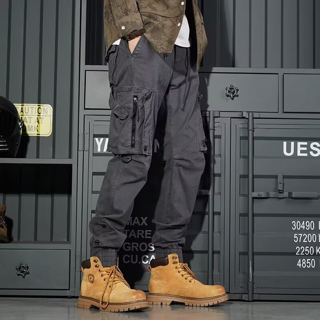 工裝褲 戰術褲 束腳褲 多口袋設計