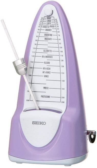 SEIKO 세이코 메트로놈 진자식 스탠다드 라벤더 퍼플 SPM320LV, 상세페이지 참조, 1개