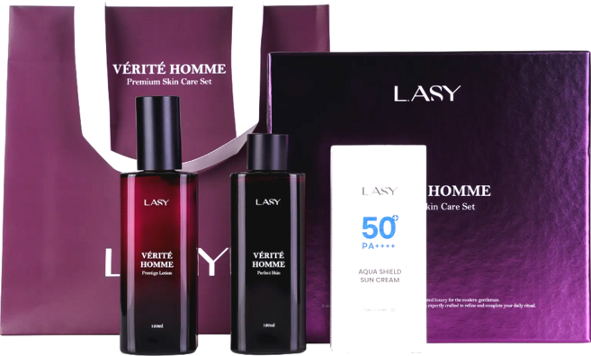 래시 남자스킨로션 베리테옴므 프리미엄 향기좋은 남성화장품세트 GIFT SET, 1세트