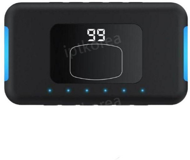 무선 오토 클리커 블루투스 지지기 콜잡이 배달대행, 블랙, 1개