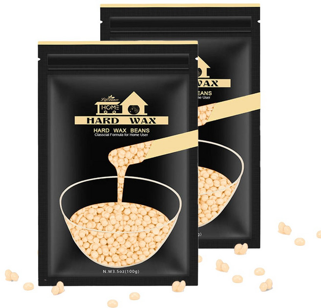 라이프스탠스 셀프 하드왁싱 리필 소분용 아이보리 100g 2개 전신용