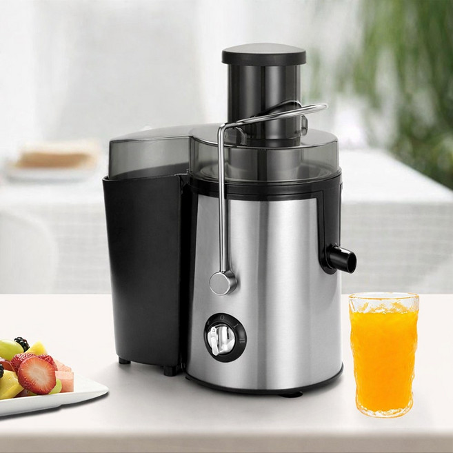 프리라이프 - 착즙기 녹즙기 가정용착즙기 야채 과일 착즙기 자동 찌꺼기 자동 분리, 은색, ARG634