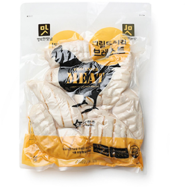 아워홈 그릴드 치킨 브레스트 닭가슴살, 1kg, 2개