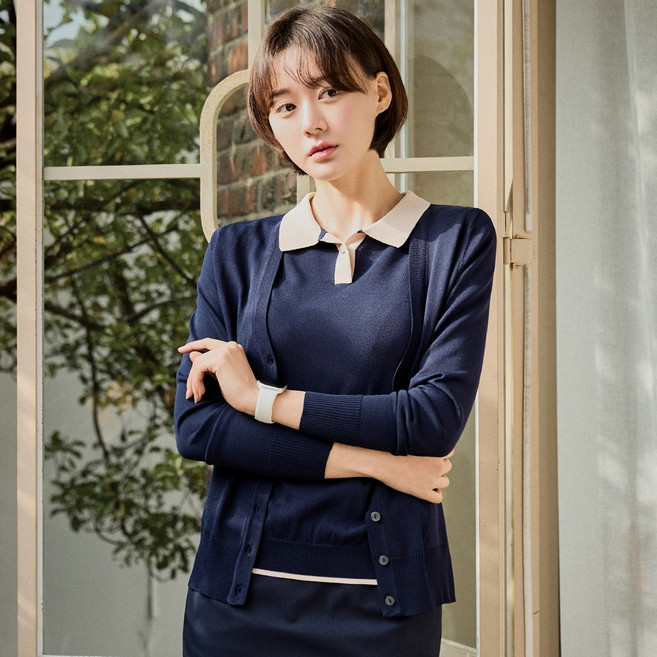 [더유니폼랩] CD-89 병원 간호사 가디건 상의