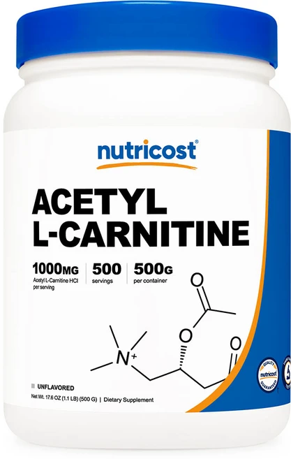 뉴트리코스트 아세틸 L-카르니틴 언플레이버드 글루텐 프리, 1개 - 쿠팡