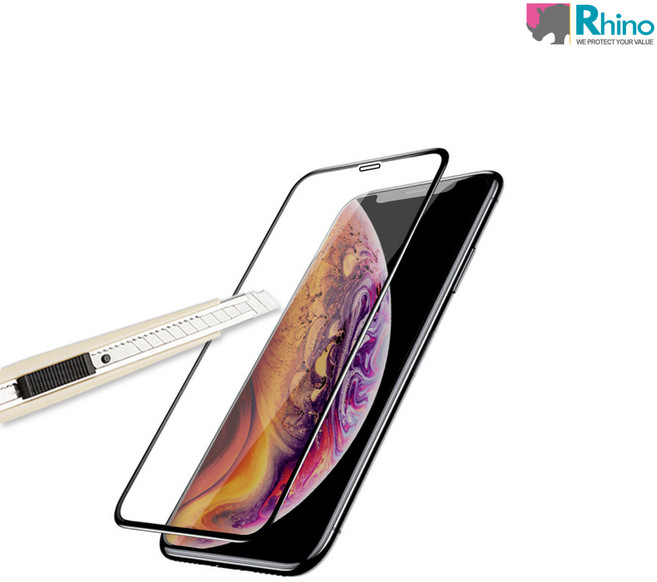 라이노 (아이폰 XR/XS Max/11Pro Max) 2배 강화한 몬스터 강화유리, 1개