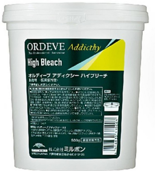 주말/총알배송 밀본 하이 블리치 탈색제 탈색약 500ml+산화제150ml증정, 1개, 500ml