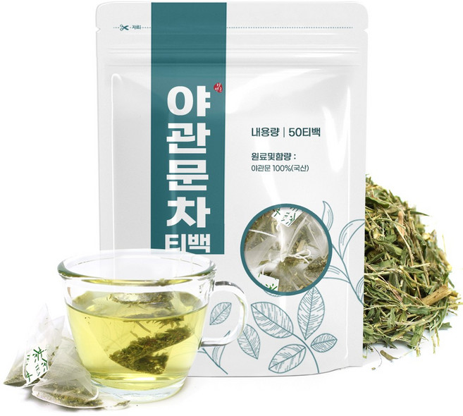 자연초 야관문차 50티백 국산 야관문 비수리, 1g, 50개입, 1개