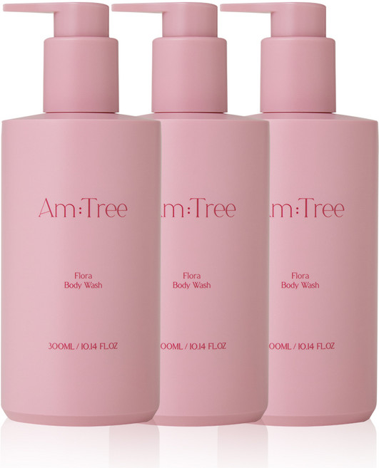 에이엠트리 플로라 바디워시, 300ml, 3개