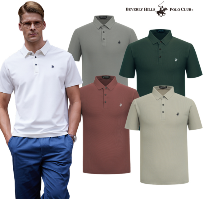 비버리힐스폴로클럽 비버리힐스클럽 남성 쿨링 카라 반팔티 12종택1 TS203 _