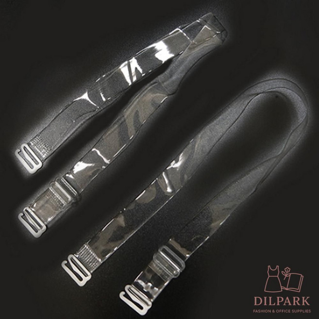 KC 투명 누드 브라끈 1.5CM 실이조절브라끈