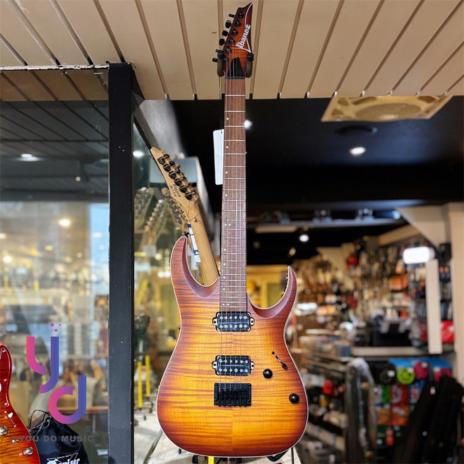 Ibanez RGA42FM 消光虎紋電吉他 RG系列 24格 印尼製造 速彈搖滾, 消光龍晴漸層 DEF, 1個