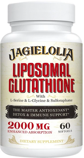 Jagielolia 리포조말 리포좀 글루타치온 2000mg 60소프트젤, 1개, 60정 - 쿠팡