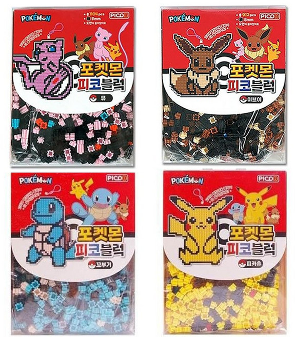 포켓몬 피코블럭 (4종택1), 꼬부기, 1개