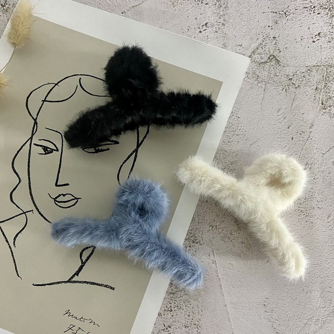 [3개SET] 워더미 꼬임 겨울 올림머리 반머리 집게핀 세트 F253