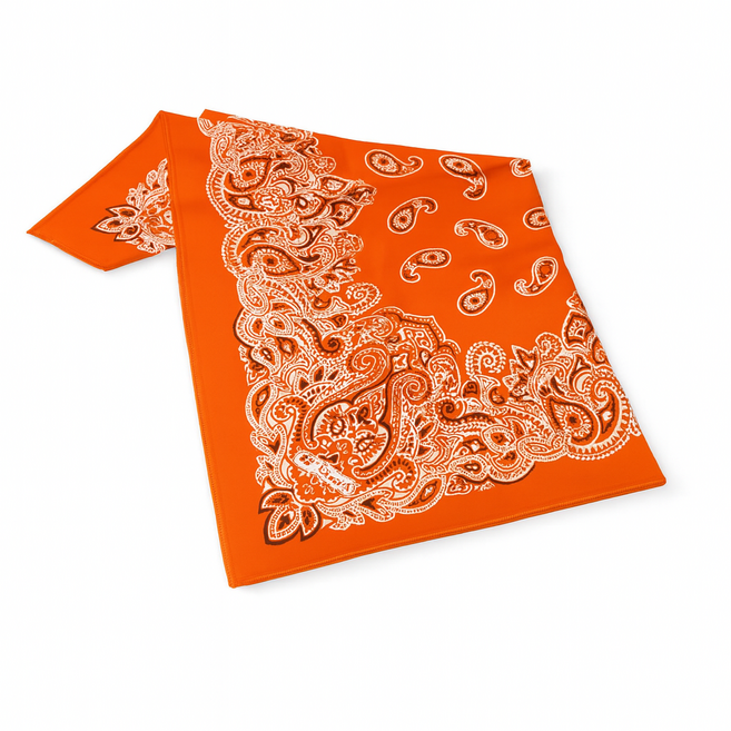 악세사리마켓 빅사이즈 60x60cm 22컬러 반다나 페이즐리 국산 면 레트로 대형 스카프 등산 캠핑 두건 러닝 운동회 체육대회 헤어밴드 손수건 1장