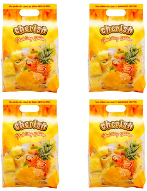 베트남 케리쉬 파인애플 푸딩 젤리 850g 총4개, 4개
