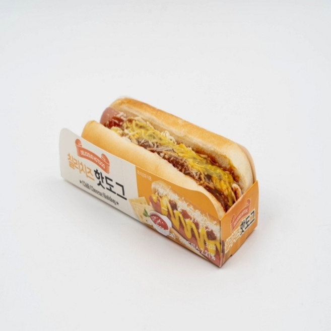 영화관에서 판매된 아메리칸식 칠리소스 치즈핫도그, 146g, 13개
