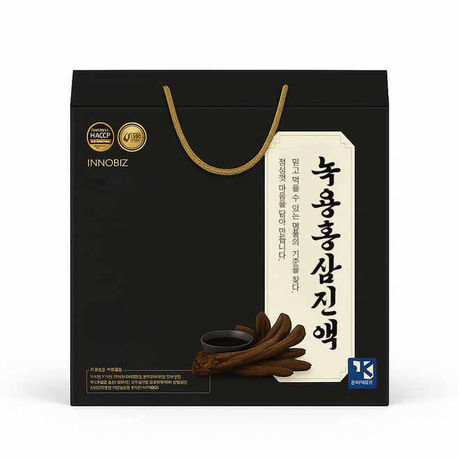 청록당 SAT 녹용홍삼진액 6년근 발효홍삼, 2개, 1.8L