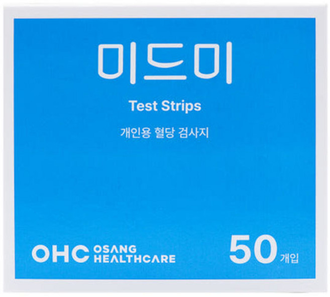 미드미 혈당시험지 50매+침100개, 1개