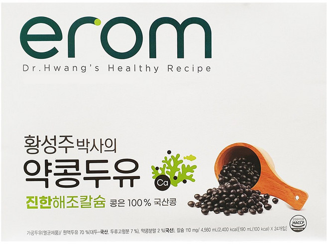이롬 황성주 약콩두유 190ml X 24개입, 1박스