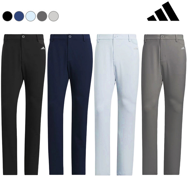 아디다스 남성 슬림핏 골프 바지 봄 가을 신축성 좋은 편한 팬츠 골프웨어