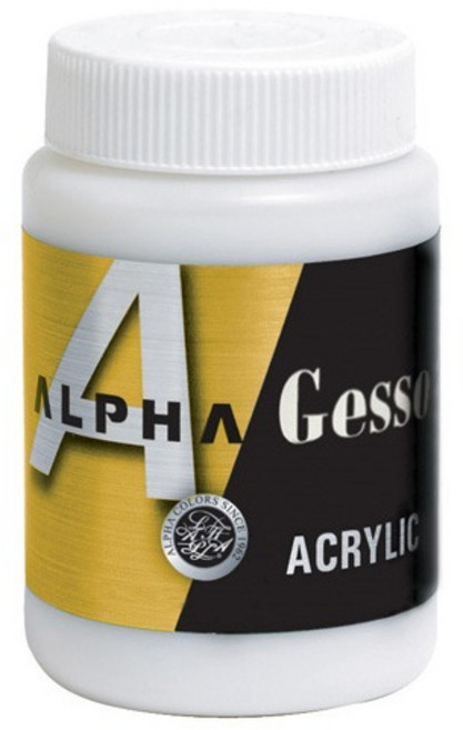 (알파) 젯소 500ml 대 골드라벨 아크릴용 Alpha Gesso, 1개