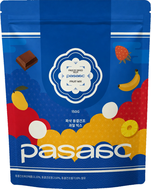 파삭 동결건조 과일믹스, 2개, 150g