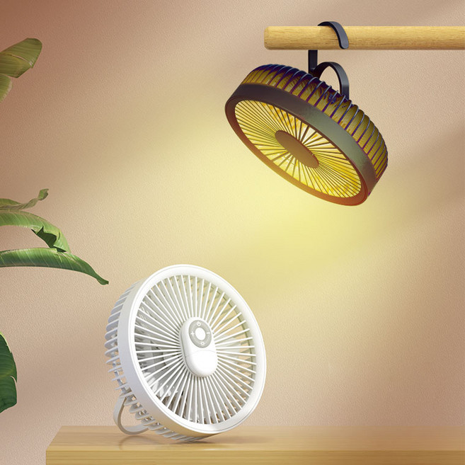 리모컨 써큘레이터 여름 캠핑용 무드등 선풍기 실링 타프 팬 IK-TP01, 리모컨 포함