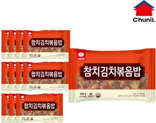 [자연맘스토리] 천일 참치김치 볶음밥 300g x 12개