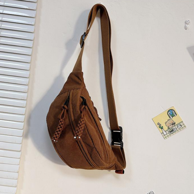 지벨라 데일리 골덴 크로스백 슬링백 숄더백 여행용가방