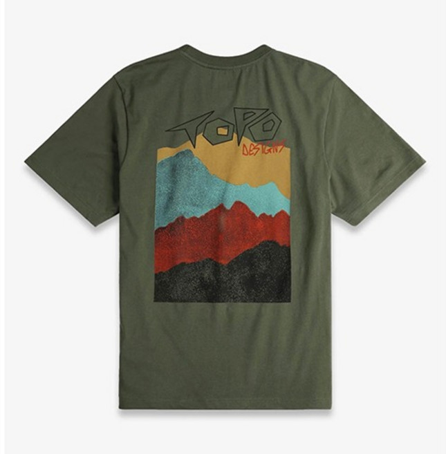 TOPO DESIGNS[토포디자인]퍼스펙티브 오가닉 반소매 티PERSPECTIVE TEE SHORT SLEEVE