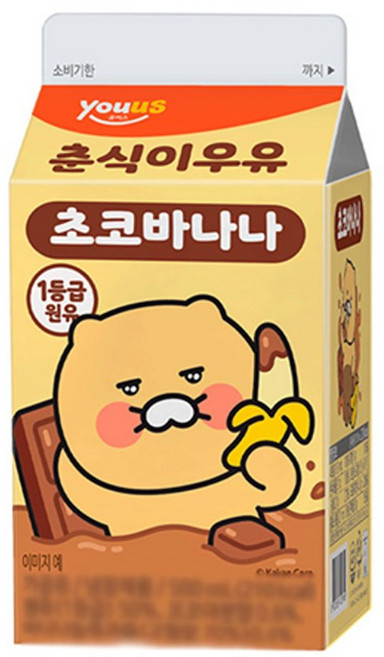 춘식이 초코바나나우유 500ml x 12개, 500g