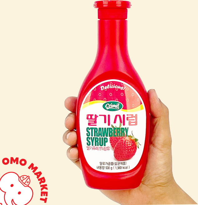 크리밀 서강유업 딸기시럽, 530g, 20개