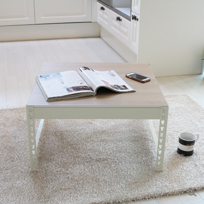 스피드랙 V2 선반 1단 400 x 400 x 330 미니 테이블 거실장, 화이트