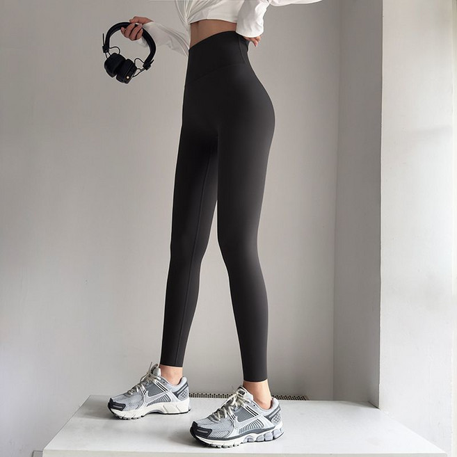 長袖瑜伽服 運動夾克外套 塑型瑜伽褲 健身褲 運動套裝女, 1個, 黑色瑜伽褲M