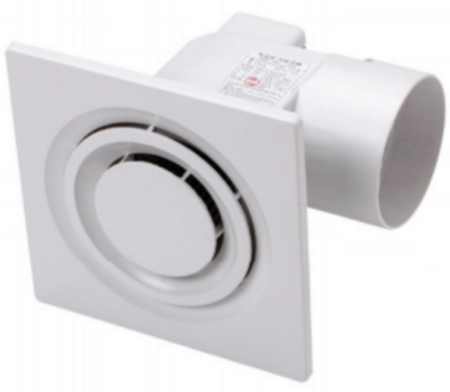 덕트 역류차단 댐퍼 환풍기, 1개