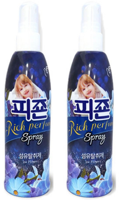 피죤 리치퍼퓸 스프레이 섬유탈취제 섬유 탈취제 본품, 200ml, 2개