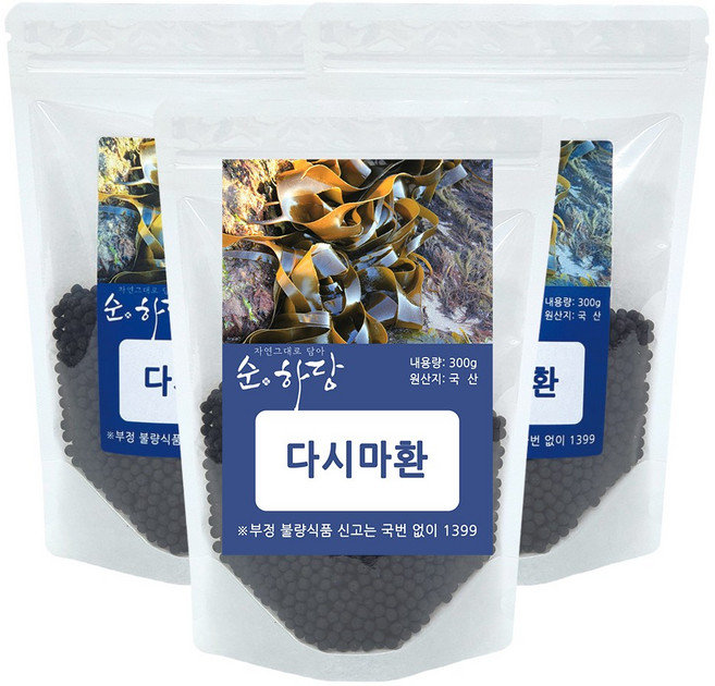 순하당 국산 다시마환, 300g, 3개