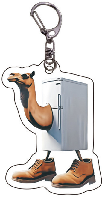 로앤제이 이탈리안 브레인롯 아크릴 키링, 1개, 20. 프리고 카멜로