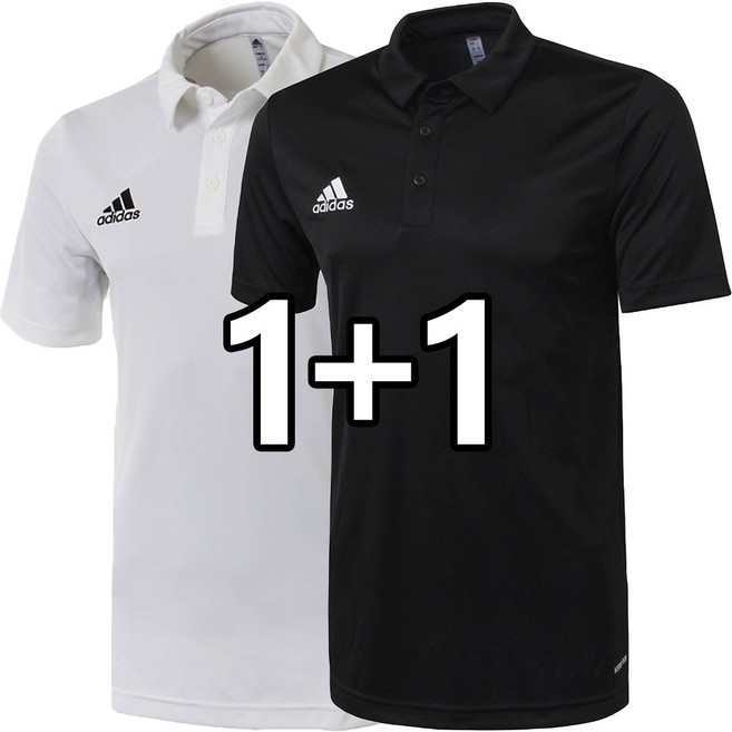 [1+1] 아디다스 골프 운동복 남녀공용 골프티 골프웨어 폴로 반팔티 카라티 티셔츠 ENT22 + SHP 마스크