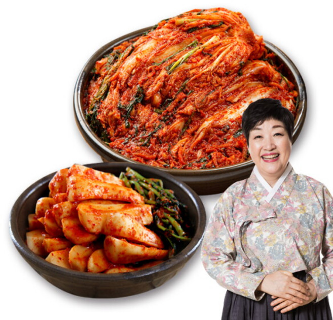 [한복선] 명가 포기김치 5kg+총각김치 2kg, 1세트, 7kg