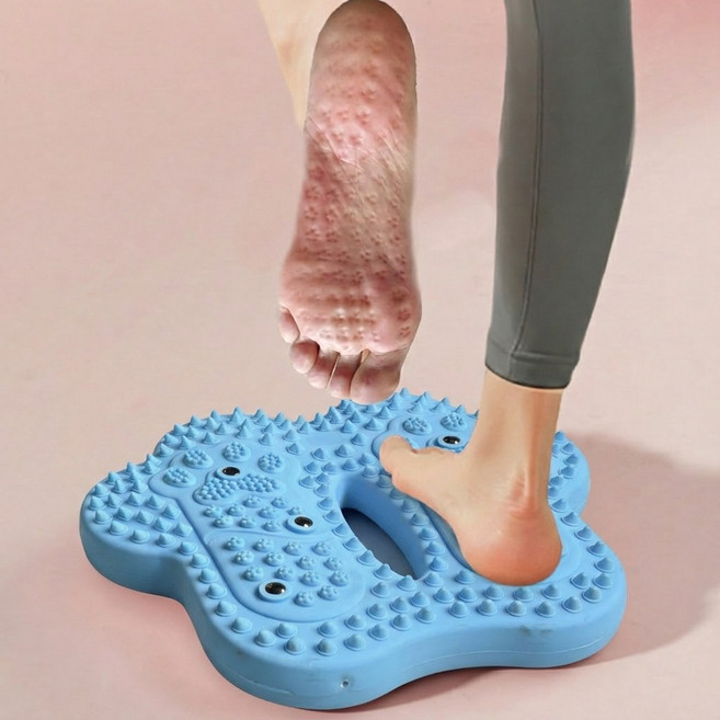 말랑데이 혈액순환 가정용 지압 스텝퍼, 스카이블루